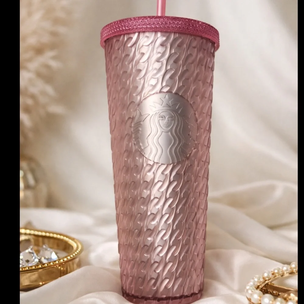 Starbucks Venti Tumbler with Straw Pink NWT - Picture 1 of 5